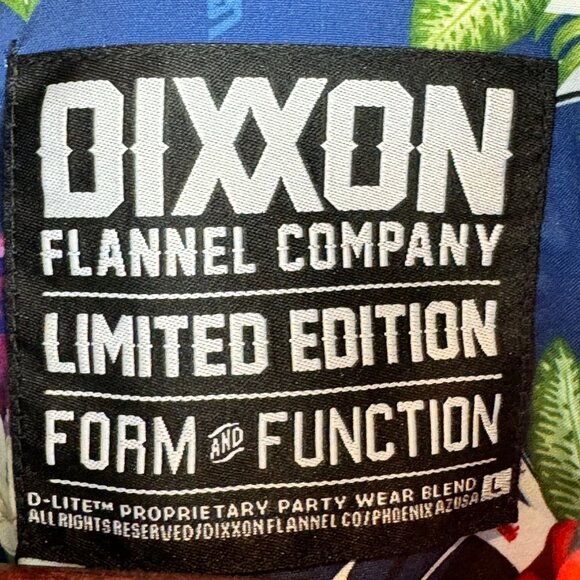 Dixxon Flannel Limited Edition Snap-On Men's Shirt L - Picture 4 of 5